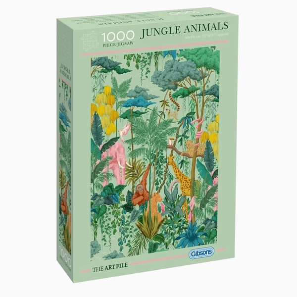 Puzzle Jungle Animals - 1000 pièces - Gibsons - Trevell - Puzzles E-shop