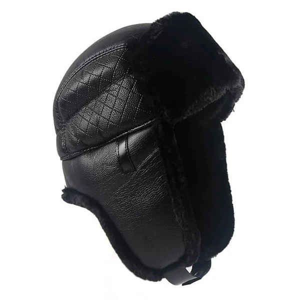 CHAPKA NOIRE FOURRURE