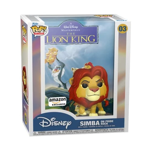 Funko Pop! VHS Cover: Disney - Simba - The Lion King - Exclusivité Amazon - Figurine en Vinyle à Collectionner - Idée de Cadeau - Produits Officiels - Jouets pour Les Enfants et Adultes - Movies Fans