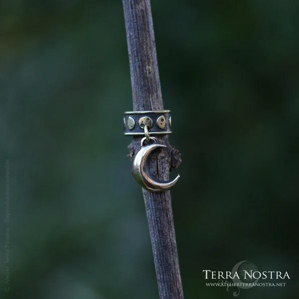 Bague d'oreille "Luna" — Avec Lune