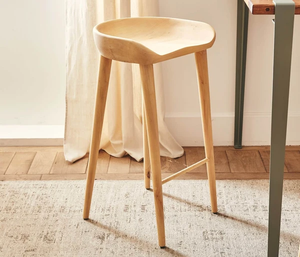 Tabouret en bois LYRA