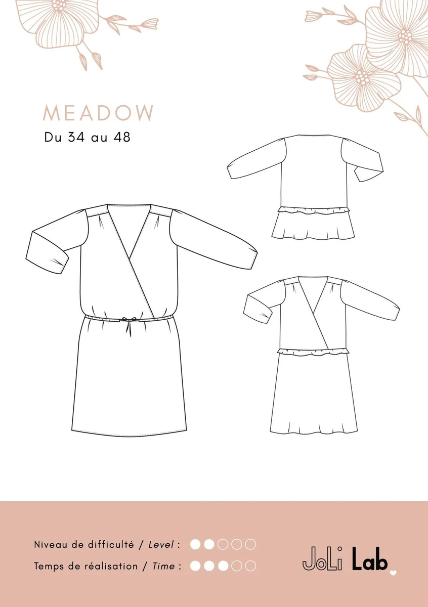 Robe/blouse Meadow - Patron Couture PDF