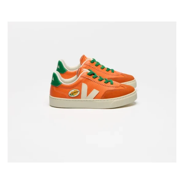 Baskets Lacets Elastiqués VEJA X THE SOCIAL FOOD | Orange