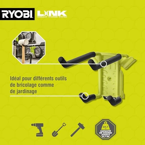 RYOBI Crochet double pour Système Link - capacité 22,7 kg - RSLW810