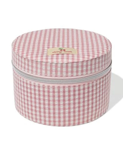 boîte à bijoux ⌀15x10,5cm seersucker - HEMA