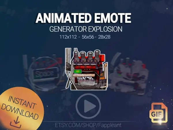 emote Generator explosion animé
