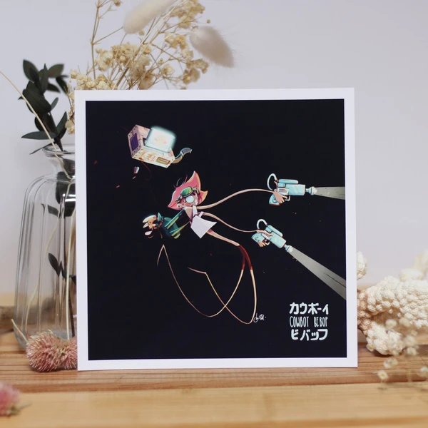 Cowboy Bebop Ed • Fanart Print (14.5x14.5cm)