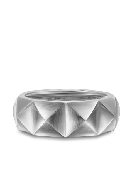 Pyramid band ring (8mm)