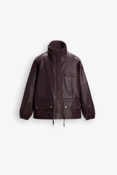 VESTE EN CUIR 100 % ZW COLLECTION