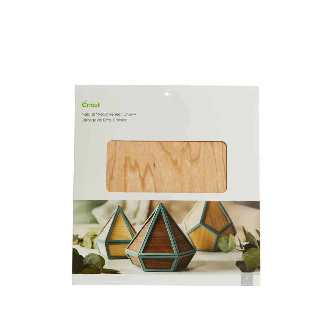 Placages de bois naturel 30,5 x 30,5 cm - Merisier