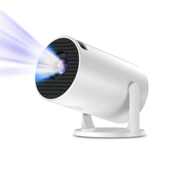 LaylaTang Y200 Mini Vidéoprojecteur 1080P Support - 5000 Lumen - WiFi 5G - Support rotatif 240° - Miroir Écran iOS/Android - Ultra-portable - Cadeau idéal pour les enfants