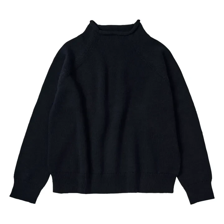 FUB - Pull Laine Mérinos - Collection Femme - Bleu marine | Smallable