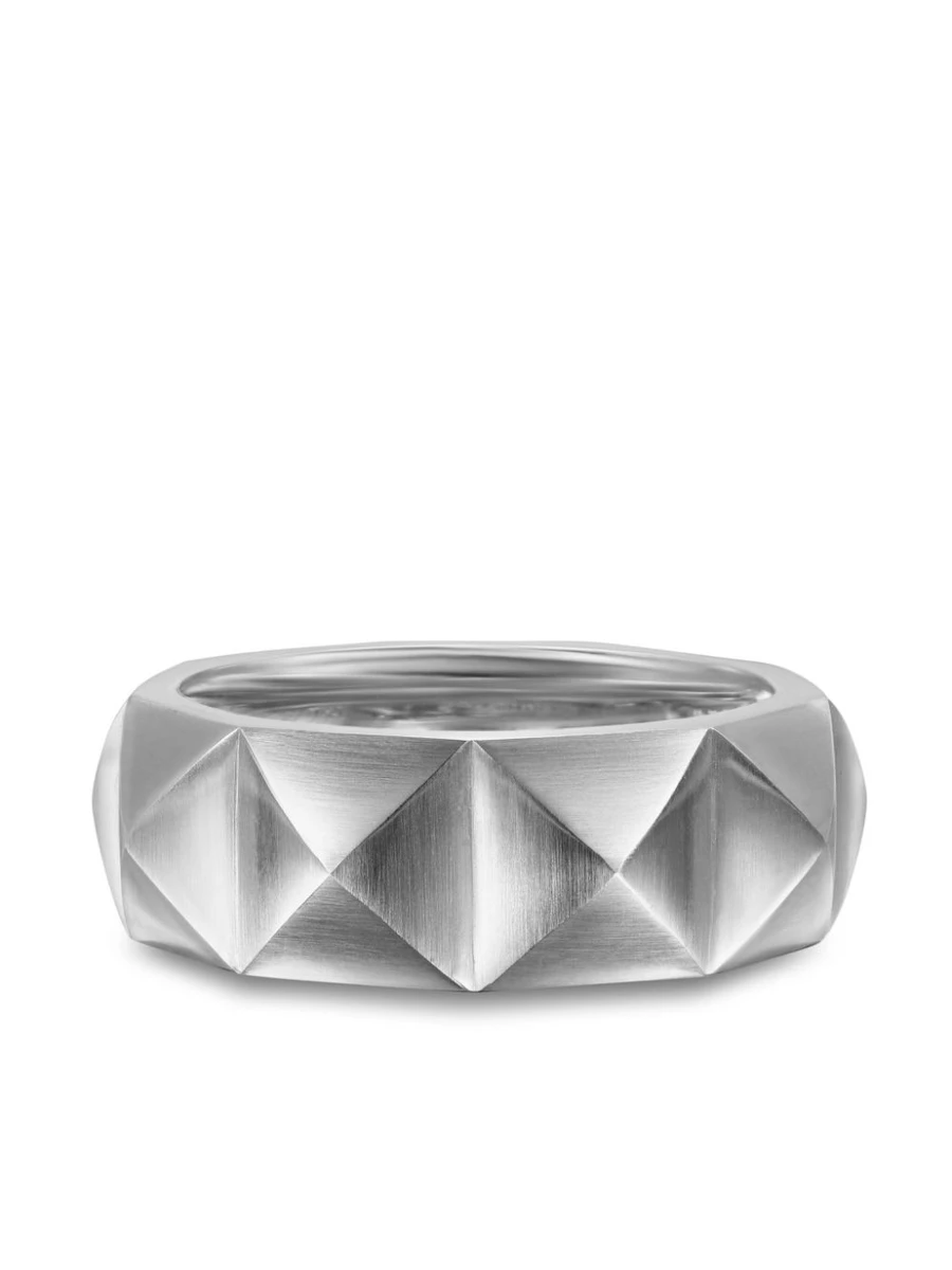 Pyramid band ring (8mm)