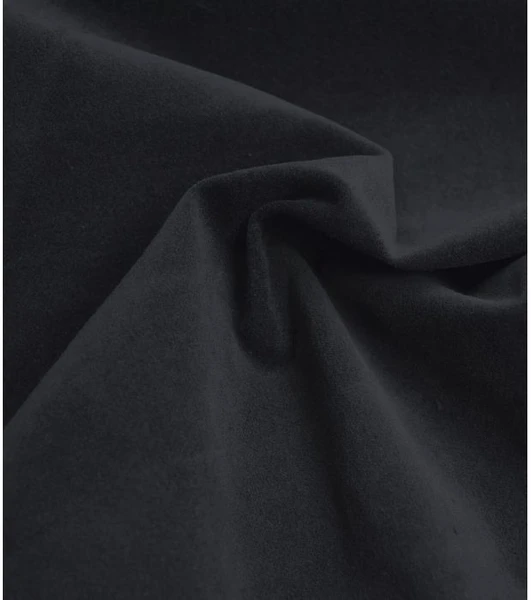 Tissu Velvet - Nuit noire