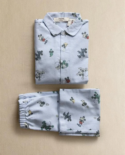 ENSEMBLE PYJAMA ENFANT FLANELLE MICKEY & MINNIE ©DISNEY | Zara Home France