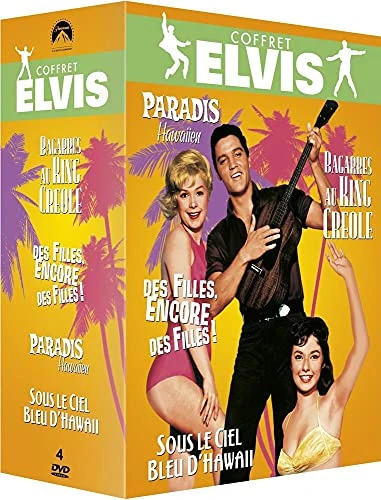 Paramount Coffret Elvis : Paradis Hawaïen + Bagarres au King Creole, Encore des Filles + sous Le Ciel Bleu d'Hawaii