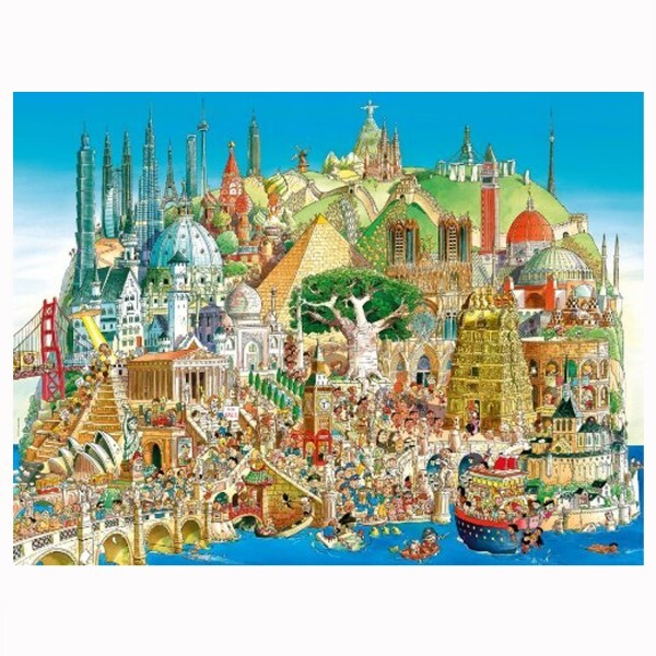 Puzzle 1500 pièces Hugo Prades : Global city