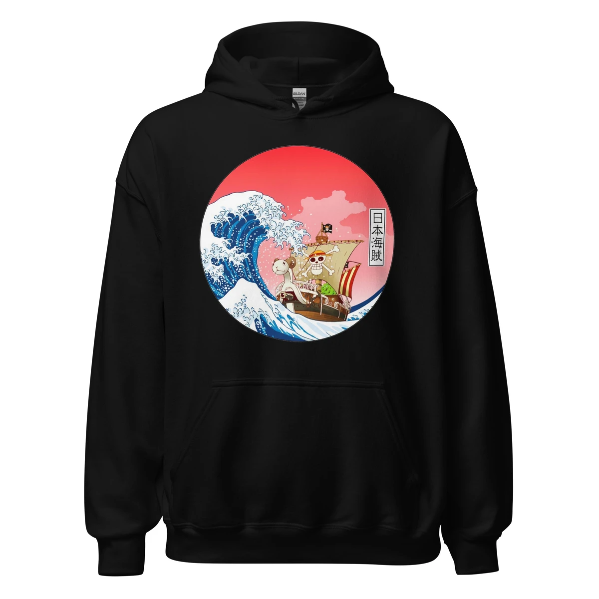 Ukiyo-e One Piece Going Merry Hoodie - Official One Piece Merch Collection 2024 - One Piece Universe Store