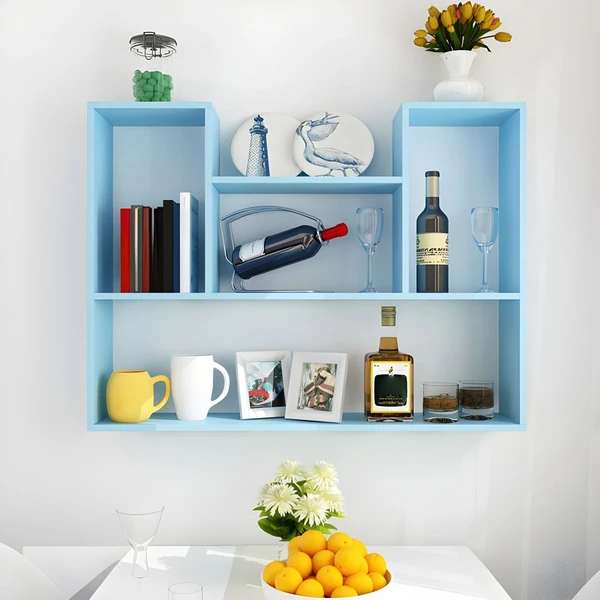 Étagère murale style scandinave pour livres pour la maison et la salle d'étude Bibliothèques