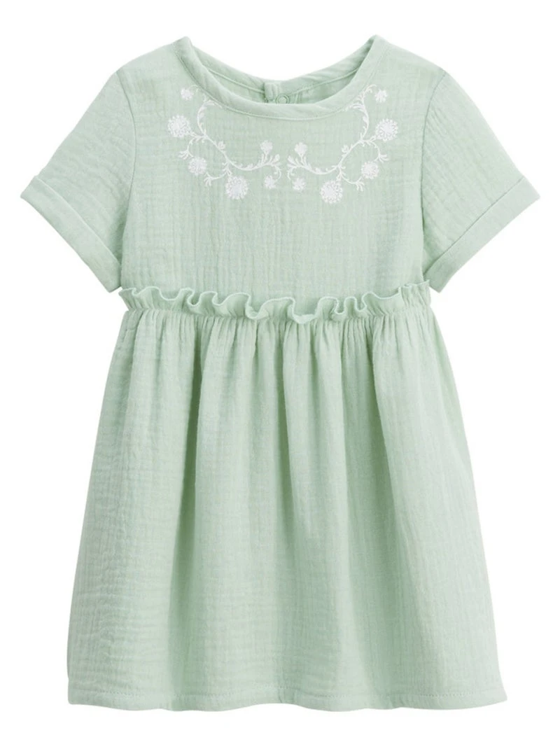 Robe enfant en gaze de coton Arya