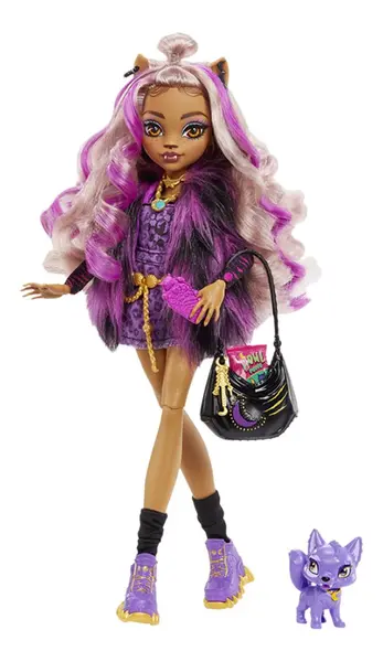 Monster High poupée mannequin Clawdeen Wolf et Crescent
