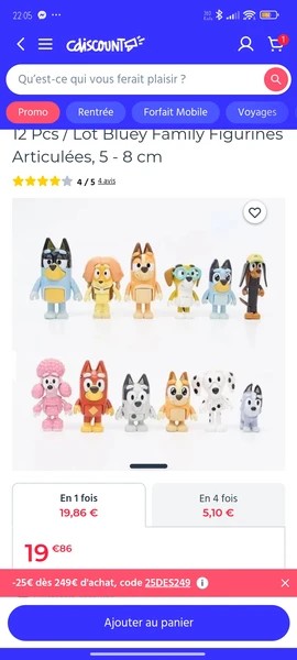 Figurines de Bluey & sa famille & ses amis 