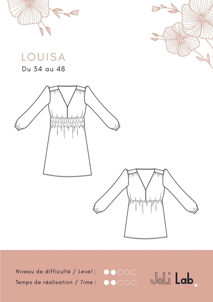 Robe/blouse Louisa - Patron Couture PDF