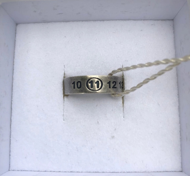 Maison Margiela Logo Ring in Sterling Silver