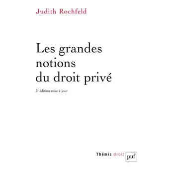 Les grandes notions du droit privé