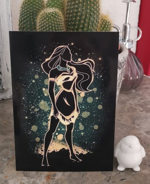 Carte postale pocahontas