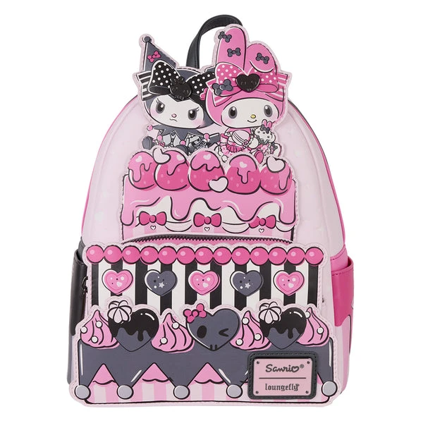 My Melody & Kuromi x Loungefly Cake Mini Backpack