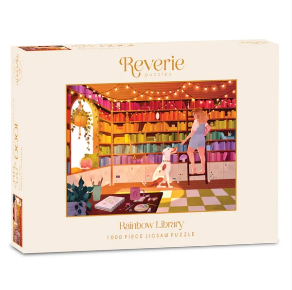 Puzzle Rainbow Library - 1000 pièces - Reverie Puzzle - Trevell
