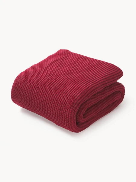 Plaid en tricot de coton bio Aladyn