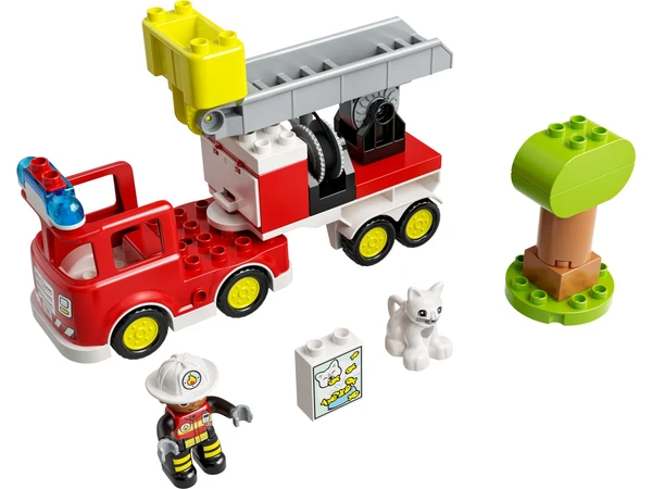 Le camion de pompiers 10969 | DUPLO® | Boutique LEGO® officielle FR