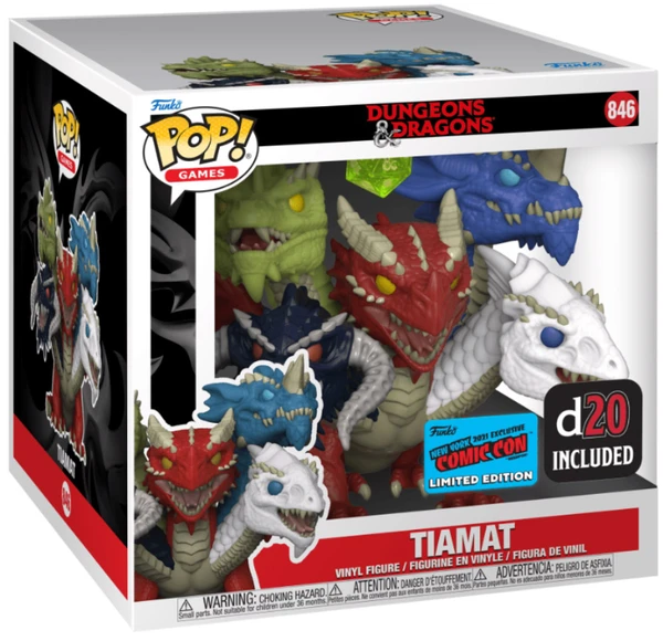 Figurine Pop Donjons & Dragons #846 pas cher : Tiamat - 15 cm