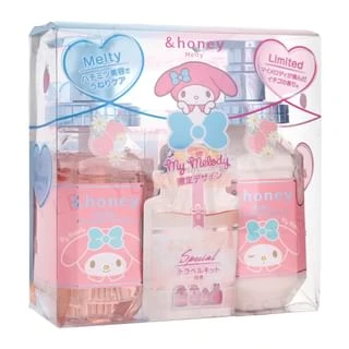 Sanrio My Melody &honey Melty Moist Repair Shampoo & Treatment Set