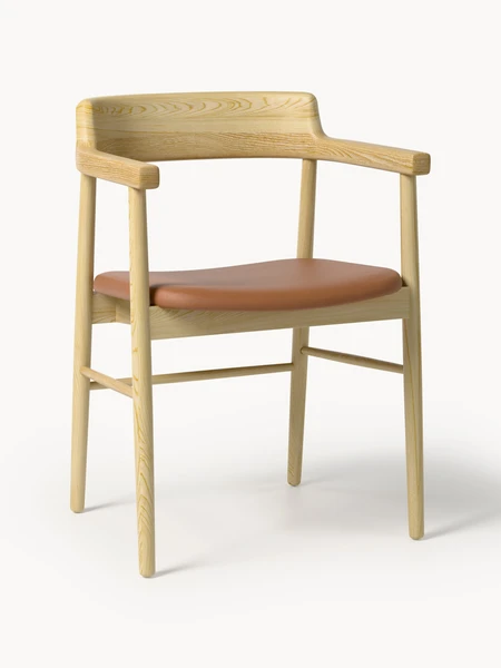 Chaise de salle à manger en chêne Bohr