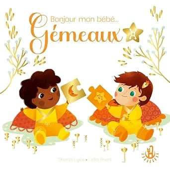 Livre "bonjour mon bébé gémeaux"