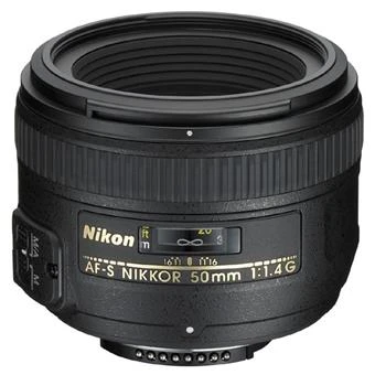 Objectif Réflex Nikon AF-S Nikkor 50mm f/1,4 G