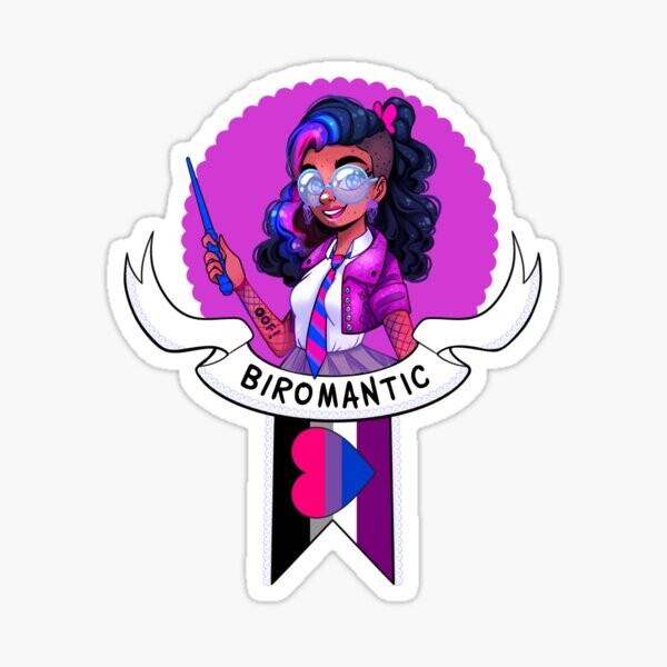 Fierté sorcière biromantique | Sticker