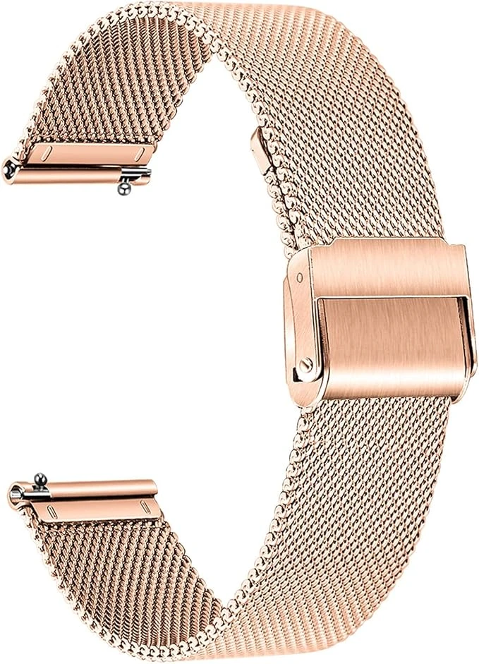 TRUMiRR Bracelet Remplacement pour Polar Ignite/Ignite 2 Smartwatch, Bracelet maille maille en acier inoxydable avec sangle à dégagement rapide pour Polar Ignite/Ignite2 Smartwatch