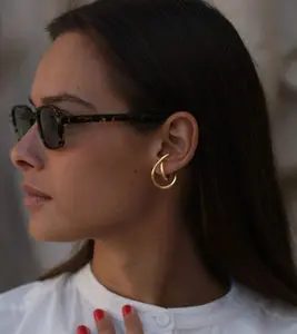 SHELL, EARCUFF - vermeil