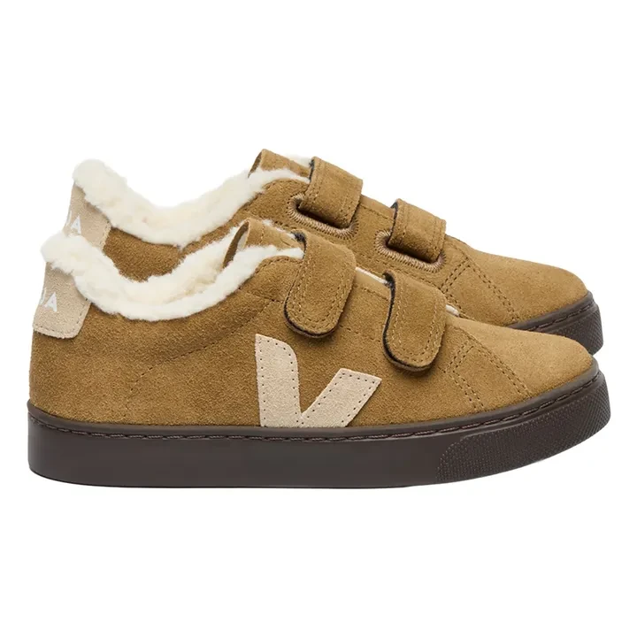 Baskets Scratchs Esplar Winter Suede | Camel