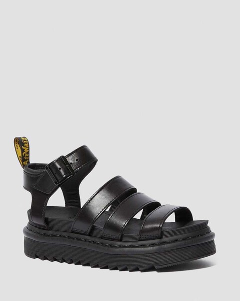 DR MARTENS BLAIRE LEATHER STRAP SANDALS (en 41)