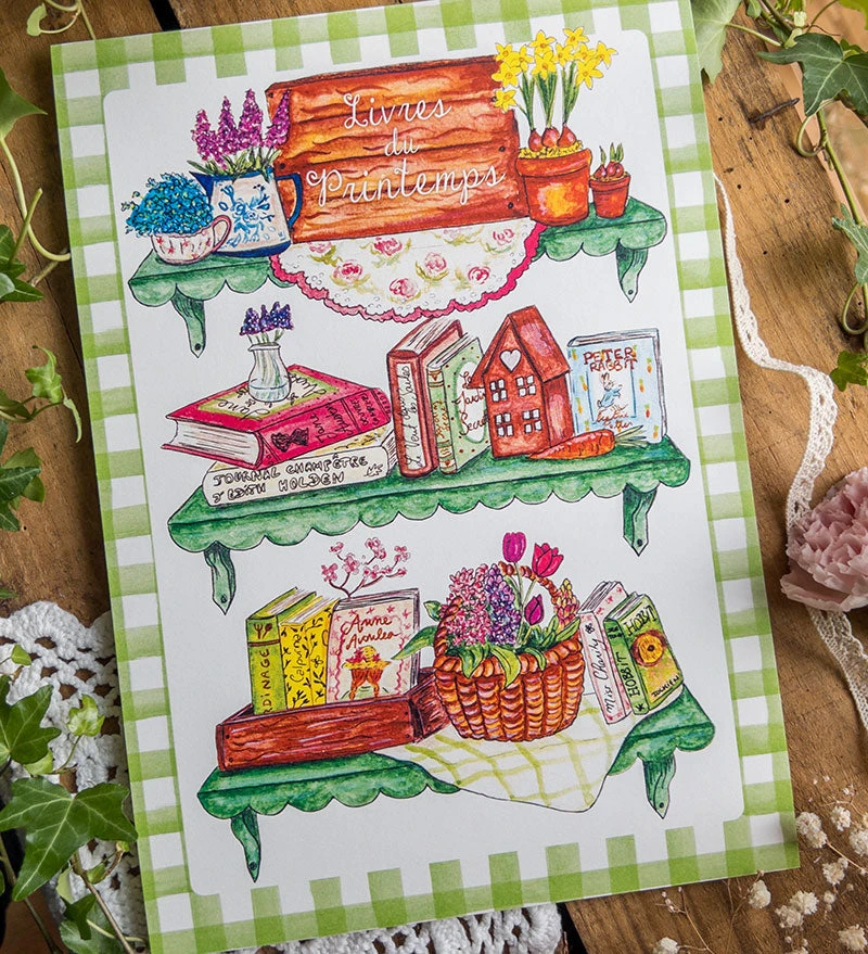 Carte - Livres de printemps