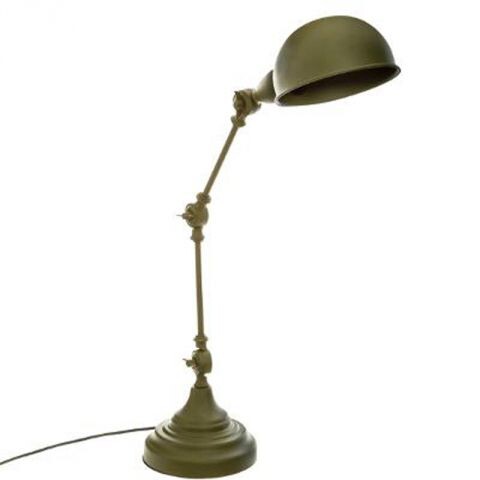 Lampe à Poser en Métal "Basalt" 55cm Kaki