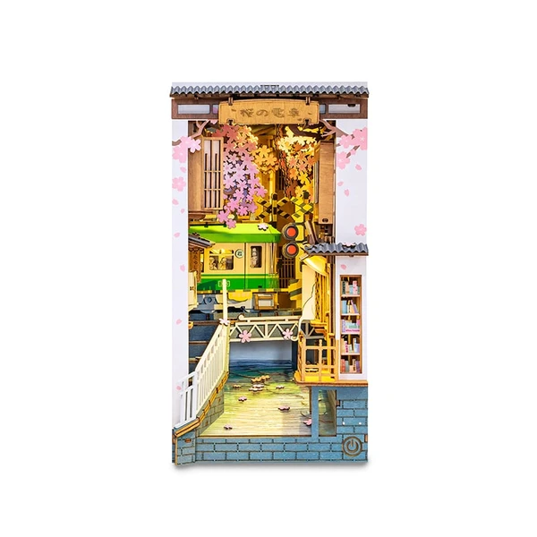 DIY Book Nook 3D Sakura Densya - Rolife - 340 pièces