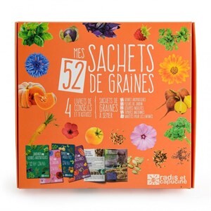 Coffret - 52 sachets de graines