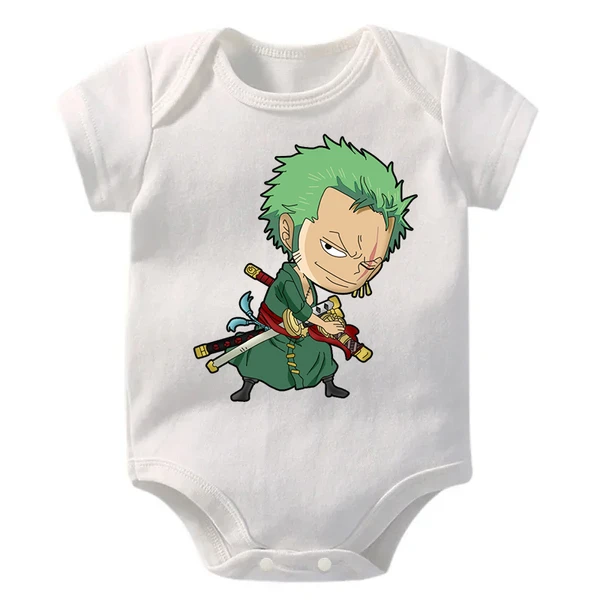 Zoro Chibi Bodysuit Onesie Outfit Infant One Piece
