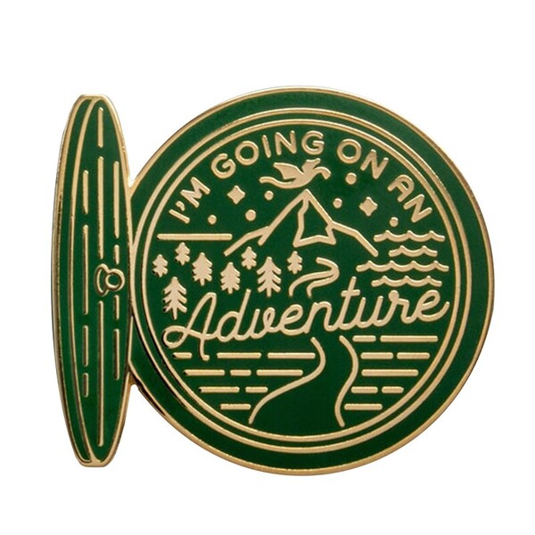 Badge pin aventure